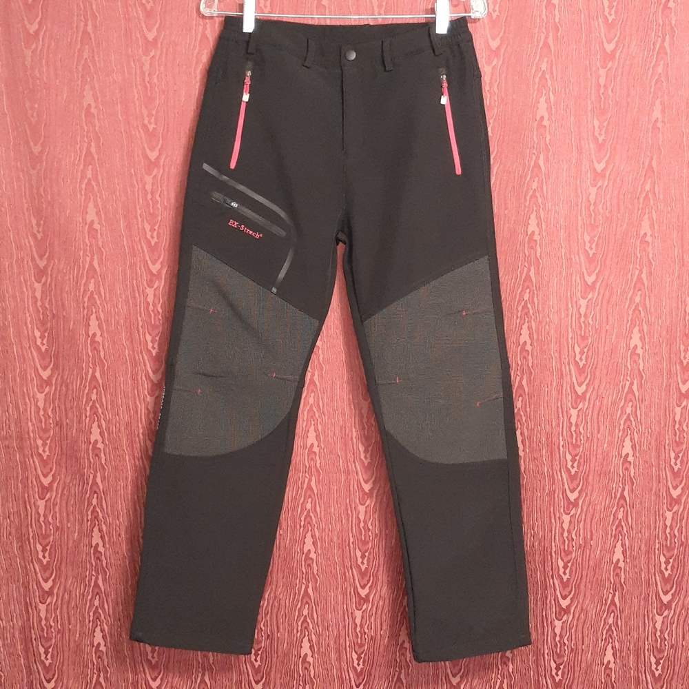 OUTDOOR SPORT CHARGING PANTS BLACK WITH RED